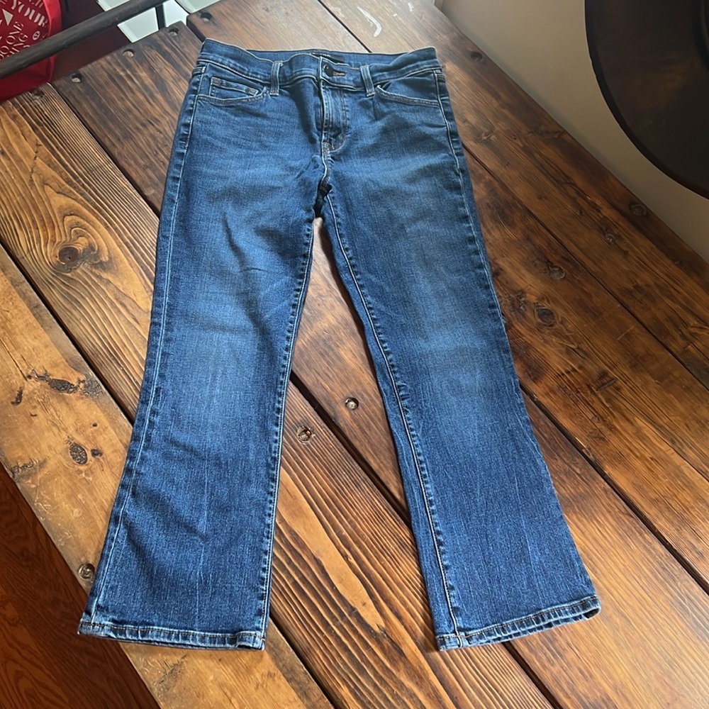 J Brand jeans. Size 27 cropped. Gently worn.